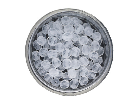 Firepolish™ / 4mm / Crystal Matted / 40szt