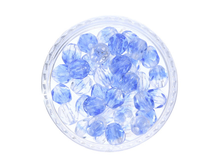 Firepolish™ / 4mm / Dual Coat / Crystal Sapphire / 40szt