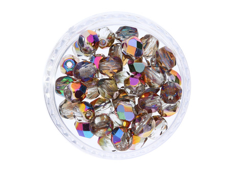 Firepolish™ / 4mm / Vitex / Crystal / 40szt