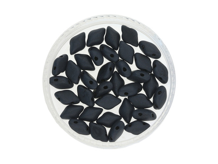GEMDUO™ / 8x5mm / Matte / Jet / 5g / ~35szt