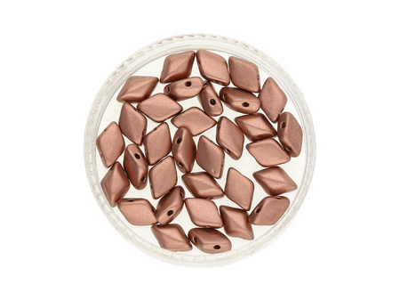 GEMDUO™ / 8x5mm / Matte Metallic / Bronze Copper / 5g / ~35szt