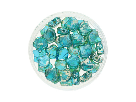 GINKO™ / 7.5x7.5mm / Aquamarine / Rembrandt / 5g / ~20szt
