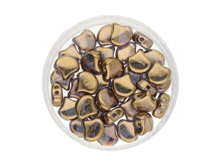 GINKO™ / 7.5x7.5mm / Crystal / Bronze / 5g / ~20szt