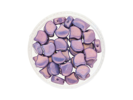 GINKO™ / 7.5x7.5mm / Luster Metallic / Amethyst Chalk / 5g / ~20szt