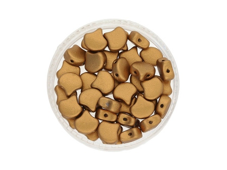 GINKO™ / 7.5x7.5mm / Matte Metallic / Antique Gold / 5g / ~20szt