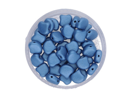 GINKO™ / 7.5x7.5mm / Metallic Suede / Blue / 5g / ~20szt