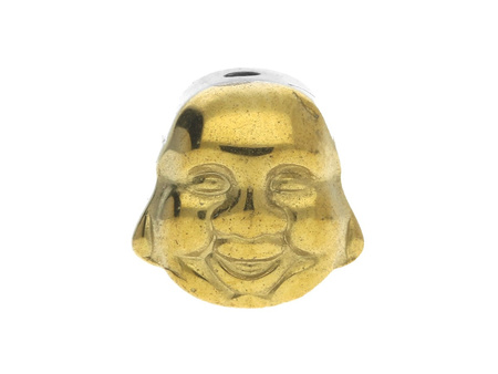 Hematyt / Budda / 7.5x8x7mm / Gold / 4szt