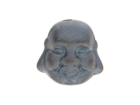 Hematyt / matowy / Budda / 7.5x8x7mm / czarny / 4szt