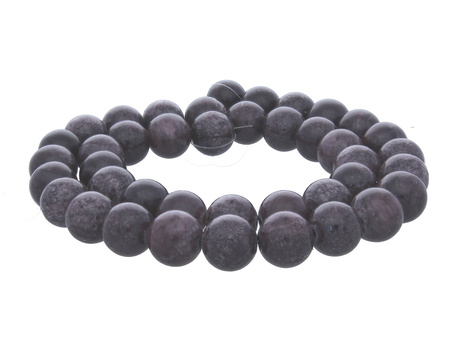 Jadeit / kula / 6mm / szarogranatowy / 68szt
