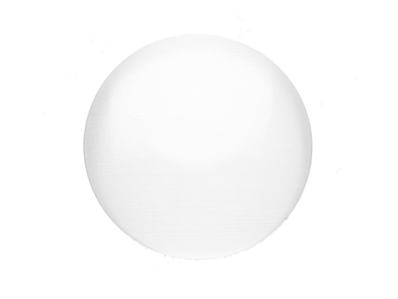 Kocie oko / kaboszon / okrągły / 20x20x3.5mm / biały / 4szt