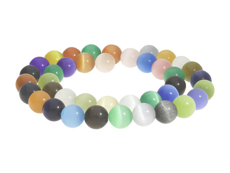 Kocie oko / kula / 4mm / multikolor / 96szt