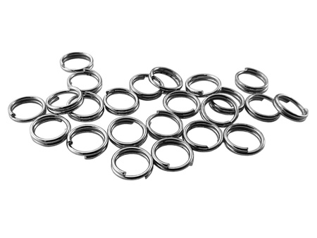 Kółka podwójne / sprężynki / 10mm / kolor czarny / otwór 8.5mm / drut 0.6mm / 100szt