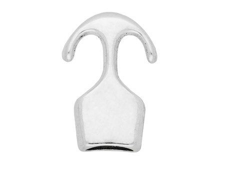 Kotwica / końcówka do wklejania / 30x19x7mm / jasny srebrny / otwór 10x5mm / 1szt