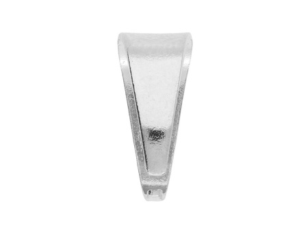 Krawatka / zaciskana / srebrny / 8x6x4mm / 20szt