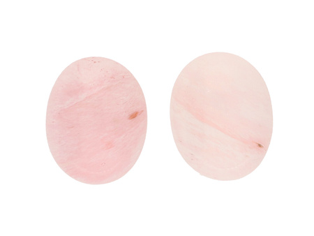 Kwarc malinowy / kaboszon / owal / 8x10mm / 1szt