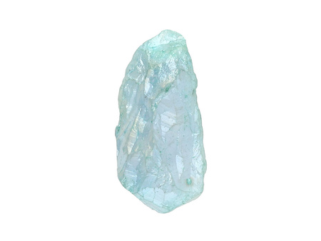 Kwarc tytanowy / grot nieregularny / 33x16x14mm / zielony / 1szt