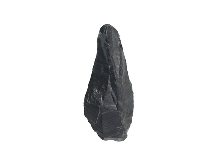 Kwarc tytanowy / grot nieregularny / 36x16x8mm / czarny / 1szt