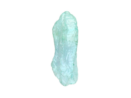 Kwarc tytanowy / grot nieregularny / 38x16x12mm / zielony / 1szt