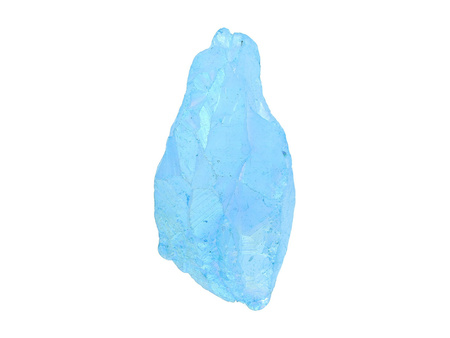 Kwarc tytanowy / grot nieregularny / 48x24x22mm / niebieski / 1szt