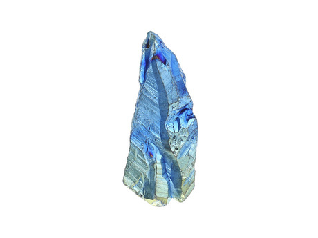 Kwarc tytanowy / grot nieregularny / 52x23x16mm / ciemny niebieski / 1szt