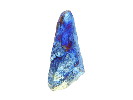 Kwarc tytanowy / grot nieregularny / 55x23x13mm / ciemny niebieski / 1szt