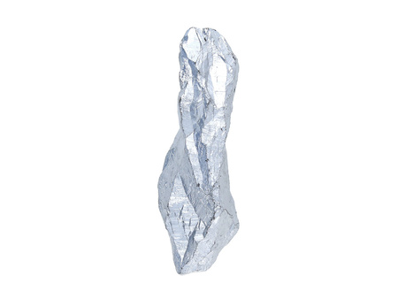 Kwarc tytanowy / grot nieregularny / 57x18x19mm / srebrny / 1szt