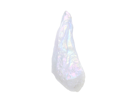 Kwarc tytanowy / grot nieregularny / 58x24x16mm / biały / 1szt