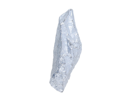 Kwarc tytanowy / grot nieregularny / 62x22x18mm / srebrny / 1szt