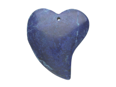 Lapis Lazuli / zawieszka / serce / 50x43x7mm / 1szt