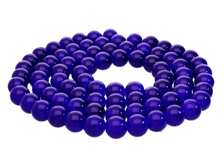 MIST™ / koraliki szklane / kula / 10mm / ciemny atramentowy / 82szt