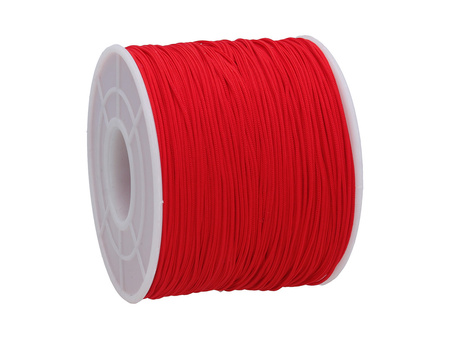 Macrammee™ / Sznurek do makramy / nylonowy / 0.6mm / czerwony / 135m