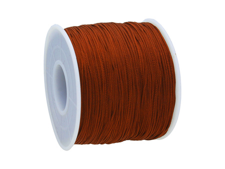 Macrammee™ / Sznurek do makramy / nylonowy / 0.6mm / rdzawy / 135m