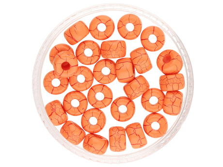 Matubo Seed Bead / 2/0 / Ionic Orange/Dark Red / 5g / ~22szt