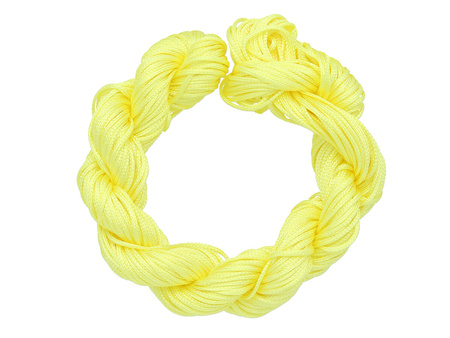 Mcord™ / Sznurek do makramy / nylonowy / 1.5mm / słomkowy / 13m