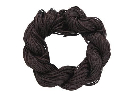Mcord™ / Sznurek do makramy / nylonowy / 1mm / czekoladowy / 27m