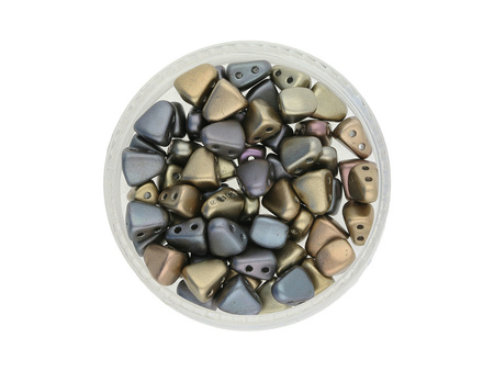 NIB-BIT™ / 6x5mm / Matte Metallic / Leather / 5g / ~27szt