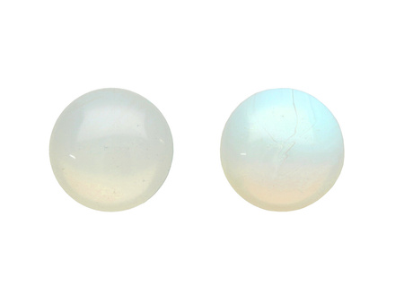 Opal syntetyczny / kaboszon / okrągły / 25x25x6mm / 1szt