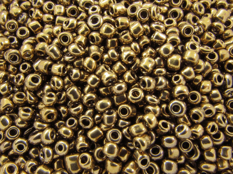 Seed Beads / koraliki szklane / round 12/0 / Metalic / Aged Gold / 20g
