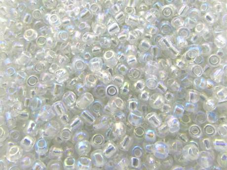 Seed Beads / koraliki szklane / round 12/0 / Transparent Rainbow / Crystal / 20g