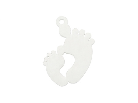 Stópki / zawieszka / stal chirurgiczna / 17x11mm / srebrny / 1szt