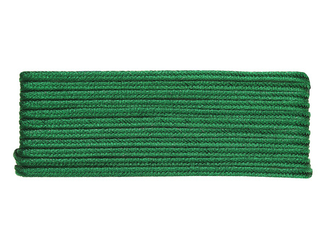Sznurek do sutaszu chiński / ściśle pleciony / polyester / 2mm / zielony, metaliczny / 5m