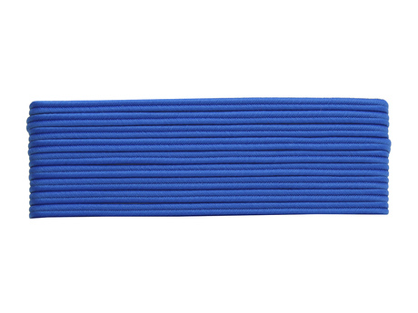 Sznurek do sutaszu chiński / ściśle pleciony / polyester / 3mm / niebieski / 5m