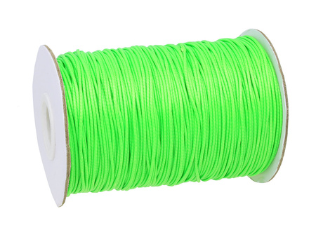 Sznurek powlekany / 1.0mm / limonkowy / 160m