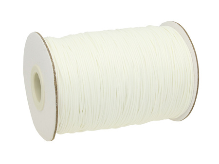 Sznurek powlekany / 1.5mm / kość słoniowa / 160m