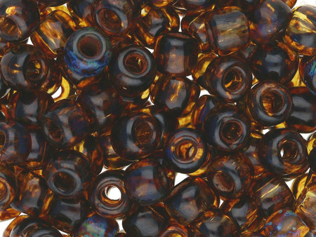 TOHO™ / Round 11/0 / HYBRID Transparent Picasso / Lt. Topaz / 10g  / ~1100szt