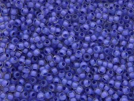 TOHO™ / Round 11/0 / Inside Color / Crystal / Neon Purple Lined / 10g / ~1100szt