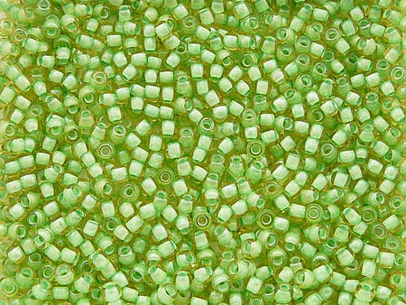 TOHO™ / Round 11/0 / Inside Color / Jonquile Mint Julep / 10g / ~1100szt
