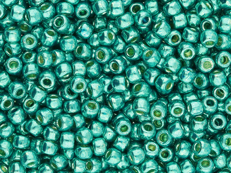 TOHO™ / Round 11/0 / PermaFinish / Galvanized / Teal / 10g / ~1100szt
