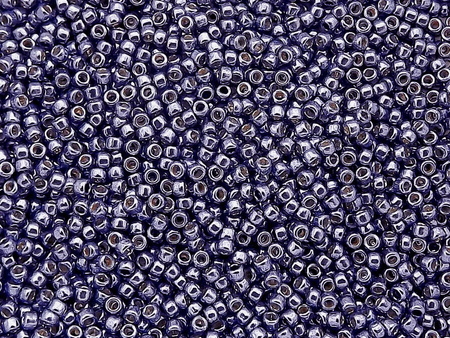 TOHO™ / Round 11/0 / PermaFinish / Galvanized / Violet / 10g / ~1100szt