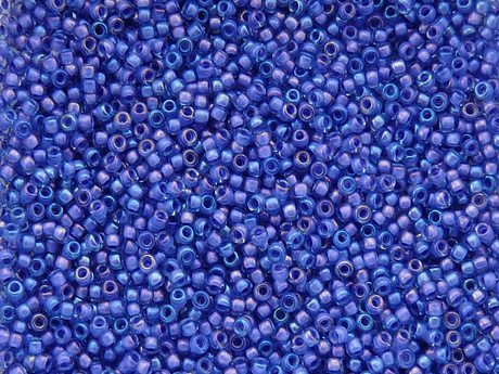 TOHO™ / Round 15/0 / Inside-Color / Lt Sapphire-Opaque Purple / 10g / ~1400szt